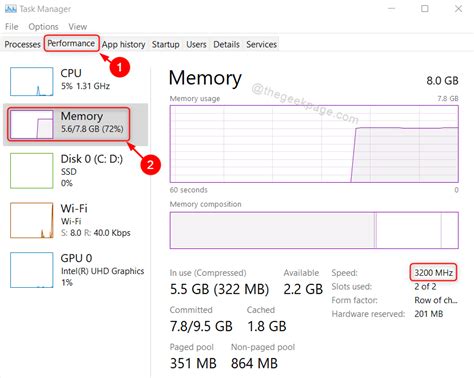 check ram speed windows 11.